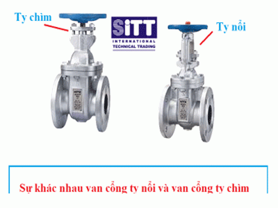 SỰ KHÁC NHAU GIỮA VAN CỔNG TY NỔI VÀ VAN CỔNG TY CHÌM