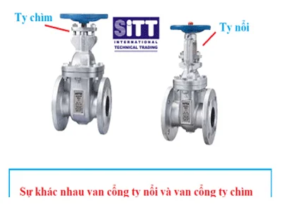 SỰ KHÁC NHAU GIỮA VAN CỔNG TY NỔI VÀ VAN CỔNG TY CHÌM