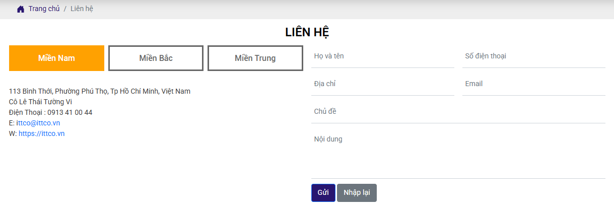 Liên Hệ ITTCO.VN