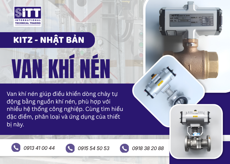 VAN KHÍ NÉN - GIẢI PHÁP TỐI ƯU HÓA DÂY CHUYỀN VẬN HÀNH TỰ ĐỘNG