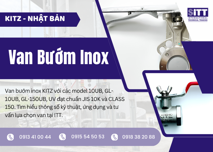 Van Bướm Inox KITZ