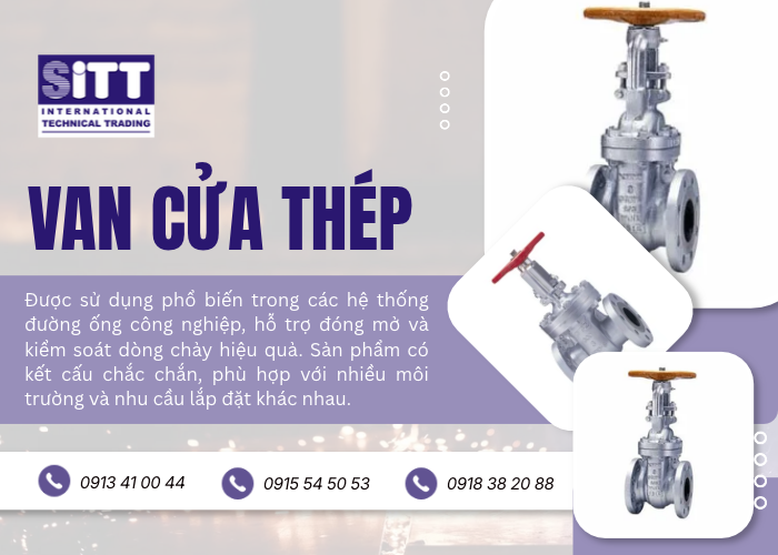 Phân Loại Và Đặc Tính Kỹ Thuật Của Van Cửa Thép KITZ