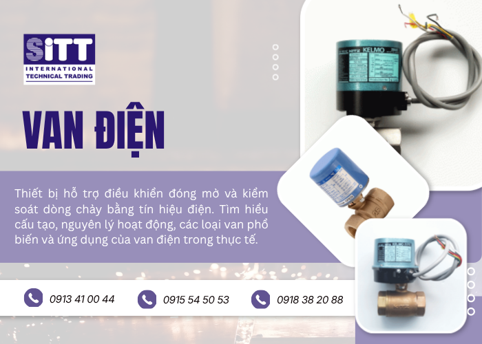 Van Điện Công Nghiệp Kitz & Venn– Giải Pháp Đóng Mở Tự Động