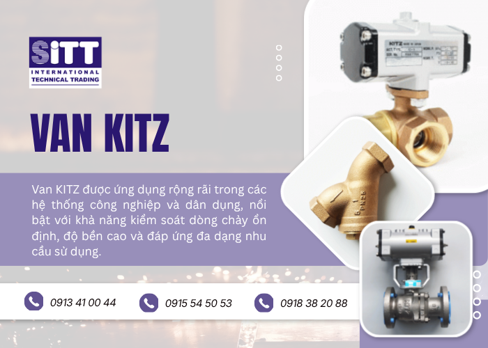 Van Kitz Nhật Bản Chuyên Dụng Cho Công Nghiệp